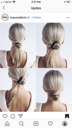 Diy Wedding Bun Hairstyles, Dianas Wedding, Bridal Hair Inspiration, Hoco Hair Ideas Medium, Low Bun, Penteado Cabelo Curto, Smokey Eyes, Aesthetic Stuff, Hair Stylist Life