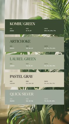 Colors:
394931
90997F
AFB59D
D4D0B9
9EA99C Color Palette Pink And Green, Colour Numbers, Pretty Green Color, Pantone Colour Palettes, Color Palette Challenge, Color Schemes Colour Palettes, Green Palette