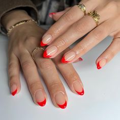 Get ready to turn heads with the perfect red nails!