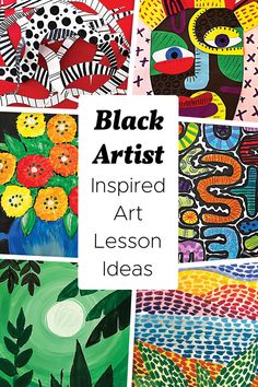 black artist inspired art lesson ideas