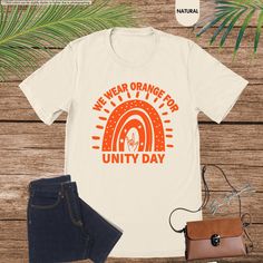 We Wear Orange For Unity Day Shirt, Anti Bullying Shirt, Unity Day Teacher Shirt, End Bullying Shirt, Unity Day Tshirt, Social Justice Shirt Welcome to our shop! We're excited to have you here. Before you start shopping, please take a moment to read through these important details: Placing Your Order: ● Read Carefully: Please take your time to go through all the information provided in the description. ● Customization: If you need any changes to our designs, let us know before you order. ● Prefe Affordable Funny T-shirt For School Events, Cheap Playful T-shirt For School Events, Unity Day Shirts, Social Justice Shirts, Unity Day, Film Design, Time To Go, Take Your Time