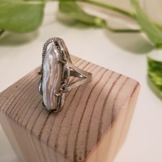 Stunning Blush Colored Authentic Freshwater Pearl. I Love It But It's Too Small. Sized A 7 But Fits More Like A 6- 6.5. Pearl This Size Is Rare! 925 Silver Ring, 925 Silver Jewelry, Blush Color, 925 Silver Rings, Womens Jewelry Rings, I Love It, Blush Pink, Fresh Water, Freshwater Pearls