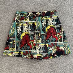 Jean-Paul Gaultier Iconic 1995/1996 runway Comic book skirt with a super cool print, very rare &in perfect condition. *SIZE L Waist: 31 1/2inch (80cm) Book Skirt, Runway Iconic, 1996 Runway, Vintage Jean Paul Gaultier, Paul Gaultier, Jean Paul Gaultier, Jean Paul, Vintage Jeans, Super Cool