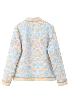 Goodnight Macaroon 'Pamela' Floral Printed Open-Front Cotton Jacket Quilted Cotton Long Sleeves Measurements: S - Waist 108cm, Length 63cm M - Waist 112cm, Length 64cm L - Waist 116cm, Length 65cm Machine cold and gentle cycle or hand wash cold Lay flat to dry Do not tumble dry Do not iron If you are unsure or need assistance selecting the proper size or color, please contact our Customer Services team and they'll be more than happy to help. Spring Floral Print Outerwear With Stand Collar, Beige Stand Collar Top For Spring, Beige Floral Print Outerwear For Winter, Fall Floral Print Outerwear With Stand Collar, Winter Beige Floral Print Outerwear, Winter Beige Outerwear With Floral Print, Spring Floral Print Outerwear For Daywear, Cream Floral Print Outerwear For Fall, Fitted Beige Floral Print Outerwear