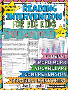 reading instruction for big kids set 3