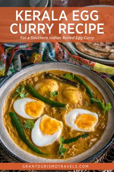 the cover of kerala egg curry recipe