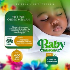 Child Dedication Design, Naming Ceremony Flyer Design, Child Dedication Flyer Design, Dedication Invitations, Social Media Campaign Design, Beauty Salon Posters, Business Branding Design, Christian Graphic Design, Newspaper Layout