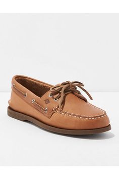 Full-grain leather upper/Rawhide laces/Rust-proof eyelets/Ortholite® cushioning for all-day comfort/Non-marking rubber outsole with signature Sperry Razor-Cut Wave-Siping™ technology/Not eligible for promotions | Only ships within the USA Sperry Men, Mens Outfitters, Sperrys, Mens Casual Shoes, Boat Shoes, Full Grain Leather, American Eagle Outfitters, American Eagle, Casual Shoes