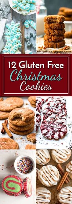 twelve gluten free christmas cookies