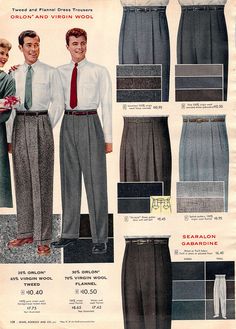 Hermes Moodboard, 40's Fashion, Retro Food, 1950s Mens, Sears Catalog, Big Men Fashion