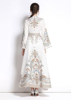 Elegant White Embroidered Patchwork Cotton Extra Large Hem Long Dresses Flare SleeveFabric: Cotton BlendedSize & Fit:Fit: This garment fits true to size.Length: Size S measures 56.16"from shoulder to hemBust: Great for any cup size. Waist: Loose Fit. Comfortable room throughout midsection.Hip: Loose Fit - room for hips.Hand Wash Cold. Velour Dress, Cozy Knit Sweater, Runway Dresses, Islamic Clothing, Half Sleeve Dresses, Cozy Knits, Long Dresses, Holiday Dresses, Long Maxi Dress