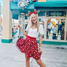 Time for something sweet this holiday season! We love gingerbread and Gingerbread Mickey and Minnie make the top of our list. Add a bit of holiday sweetness to your wardrobe this season with our Gingerbread Minnie and Mickey skater skirt. With a burgundy background, this skirt features Mickey and Minnie Gingerbread, candy canes, presents, trees, and more. The soft fabric and flared cut of this skater skirt are just a few of the reasons why it's bound to become a favorite in your wardrobe. The fl Mickey And Minnie Gingerbread, Disney World Christmas Outfit, Minnie Gingerbread, Mickey Gingerbread, Disney Christmas Party, Disney Christmas Outfits, Mickey And Minnie Christmas, Universal Studios Outfit, Disney Trip Outfits