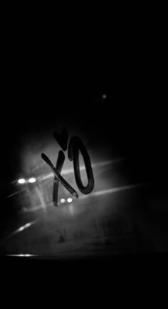 a black and white photo with the word ok written in it