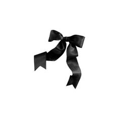 a black bow on a white background