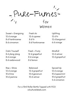 Essential Oil Perfume Blends, Essential Oil Roller Bottle Recipes, Essential Oil Perfumes Recipes, Homemade Perfume, Essential Oil Combinations, Aromatherapy Essential Oils, Essential Oil Diffuser Blends Recipes, Perfume Recipes, Young Living Essential Oils Recipes