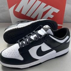 Brand New Unworn Genuine Nike Panda Sneakers, Nature Black And White, Nike Dunk Low Next Nature, Nike Dunk Low, Dunk Low, Nike Dunk, Nike Dunks, White Nikes, Nike Shoes