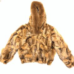 Kashani Women's Whiskey Full Fox Hooded Fur Coat - Dudes Boutique Brown Hooded Fur Coat With Faux Fur Lining, Money Gang, Fox Coat, Animal Experiences, Papa Johns, Coat With Hood, Fur Hoodie, Fur Shoes, Street Fashion Men Streetwear