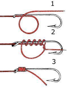 three different types of fishing hooks