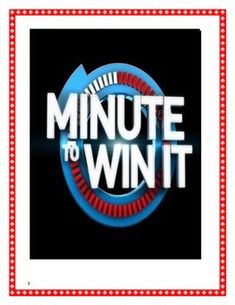 the logo for minute to win it party ideas