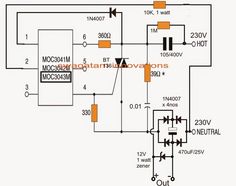 an electronic circuit diagram showing the current voltages and power source for this device, it is