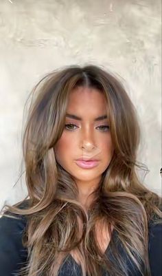 Highlights For Dark Roots, Summer Catch, Brown Hair Inspiration, Haircut Selfie, Photo Hijab