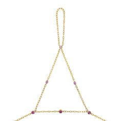 Pink Sapphire .70 ctw Italian made oval chain Handcrafted in 14k yellow gold Exact colors and weights may vary Elegant Gold Chain Link Body Chain, Gold Plated Chain Link Jewelry With Chain Strap, Diamond Jewelry With Adjustable Oval Link Chain, Oval Link Diamond Jewelry With Adjustable Chain, Yellow Gold Link Jewelry With Chain Strap, Gold Plated Jewelry With Chain Strap For Gift, Elegant Pink Cable Chain Jewelry, Elegant Pink Jewelry With Cable Chain, Luxury Link Chain Strap Jewelry