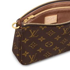 LOUIS VUITTON® - Pochette Accessoires - Monogram Lv Pochette Accessories Outfit, Small Louis Vuitton Purse, Louis Vuitton Makeup Bag, Louis Vuitton Pouchette, Crossbody Louis Vuitton, Prada Double Bag, Louis Vuitton Purses, Louis Vuitton Keychain, Pochette Accessories