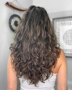 Long Layered Hair On Curly Hair, Long Layers On Long Curly Hair, Long Layered Haircuts For Thick Hair Naturally Wavy, Wavy Hair Round Layers, Wavy Long Layered Haircuts, Curly Layers Before And After, Thick Curly Hair Layers, Layered Long Thick Hair Styles, Long Wavy Hair With Layers Natural