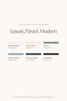 the cover of luxury, pastel, modern