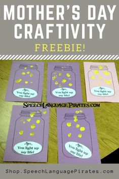 mother's day craftivity is fun and easy for kids to make with the freebie