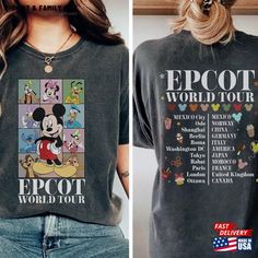 Two Sided® Disney Epcot World Tour Shirt Mickey And Friends Drinking Around The Sweatshirt T-Shirt Check more at https://tshirtfamilygift.com/product/two-sided-disney-epcot-world-tour-shirt-mickey-and-friends-drinking-around-the-sweatshirt-t-shirt/ Friends Drinking, World Tour Shirt, Rabat Morocco, Friends Drinks, Epcot Shirts, Drinking Around The World, Dirty Thirty, Disney Epcot, Friends Shirt