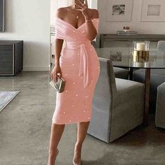 Outfit Designer, Elegant Midi Dresses, Dress Item, Bubble Dress, Midi Dress Summer, Hottest Fashion Trends, Sleeve Dresses, Trend Fashion, Long Sleeve Bodycon