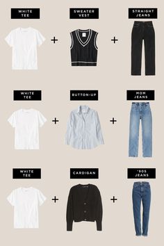 How to Style a White Tee Fotografi Fesyen, Alledaagse Outfit, Mode Ulzzang, Casual College Outfits, Korean Casual Outfits, Fashion Vocabulary, Everyday Fashion Outfits