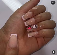 Dope Short Nail Designs, Nail Vibes, Valentine Nail, Nail Collection, Acrylic Toe Nails, Long Acrylic Nail Designs, Glamour Nails