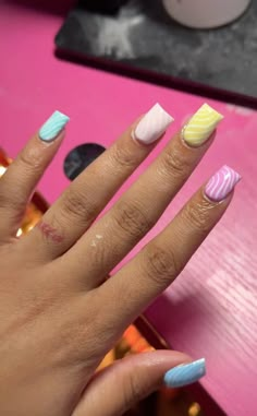 Pink Tip Nails, Long Acrylic, Short Square Acrylic Nails, Acrylic Nails Designs, Nail Tattoo, Short Acrylic Nails Designs, Short Acrylic, Tip Nails, Square Acrylic Nails