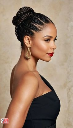 #hairstyles #haircut Braided hairstyles have been a timeless favorite, loved for their versatility, beauty, and the way they add an effortless elegance to any look. While traditional braids like French braids, fishtails, and box braids have long been popular, there are countless other styles that can elevate your hair game. If you’re looking to explore fresh, unique braid styles, this guide is here to inspire you. These 20 unique braid styles will not only refresh your look but also keep you... Box Braids Elegant Hairstyles, African French Braid Hairstyles, Elegant Braids For Black Women, Pinup Braids Black Women, Ghana Braids Hairstyles 2024, Box Braids On Natural Hair, Traditional African Hairstyles, High Fashion Braided Hairstyles, Unique Braid Styles