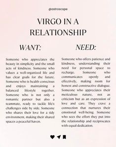 an article from the book virgon a relationship need