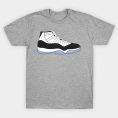 Air Jordan XI (11) - Concord -- Choose from our vast selection of Crewneck and V-Neck T-Shirts to match with your favorite design to make the perfect graphic T-Shirt. Pick your favorite: Classic, Boxy, Tri-Blend, V-Neck, or Premium. Customize your color! For men and women. Casual Sports Apparel With Logo Print, Gray Sporty T-shirt With Graphic Print, Sporty Gray T-shirt With Graphic Print, Casual Cotton Sublimation Design With Logo Print, Sporty Graphic T-shirt For Fan Merchandise, Sporty Graphic Design T-shirt For Fan Merchandise, Casual Sublimation T-shirt With Graphic Print Fan Merchandise, Gray Casual T-shirt For Fans, Casual Gray T-shirt For Fans