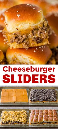 cheeseburger sliders are the perfect appetizer for any party