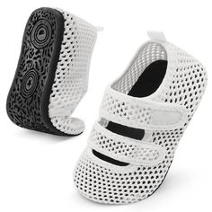 PRICES MAY VARY. Quick-Dry Breathable Upper: The toddler water shoes with the upper of breathable honeycomb mesh and soft mesh fabric, good drainage capacity, quick drying and comfortable to wear when toddler playing in the beach or water sports. Non-Slip Sole: The water shoes for kids are made of high elastic rubber material that is flexible, soft and hard wearing. The sole non-slip bump texture design can provides great traction, suitable for a variety of water games, protect kids feet from sm Water Shoes For Kids, Pool Shoes, Swim Pool, Water Games, Water Sandals, Aqua Shoes, Pool Beach, Beach Shoes, Rubber Material