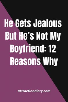 Ever noticed a guy acting a bit off when you're chatting with someone new or spending time with another male friend? Someone New, Acting, Signs