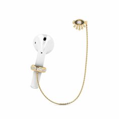 Accesorios para AirPods® de Joyería Tech Aerodeslizadores® Attitudino 14k Oro Amarillo con Rodio Negro Moissanita.Moissanita, Cantidad de piedras: 1, Total de quilates de la piedra: 0.07, Redondo Forma, Excelente Corte, VS Calidad, E/F Color.14k Oro - 585.Marca: GLAMIRA Diamonds Tech Jewelry, Black Rhodium, Vivid Color, Women Collection, Vivid Colors, Cufflinks, Fine Jewelry, Yellow Gold