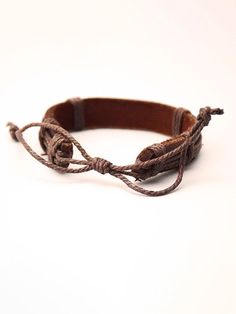 Style: Casual/Street/Y2K/Vintage/Punk/Hip Pop/Gothic/GrungePattern Type: GeometricMaterial: Alloy. Pu Leather. RopeQuantity: 1pcLength: 17cm ( can be adjusted )Width: 1.2cmOccasion: Going Out/Holiday/Travel/Festival/Club Casual Leather Bracelet For Festivals, Casual Brown Leather Bracelet For Festivals, Adjustable Brown Leather Bracelet For Festival, Casual Brown Leather Bracelet, Trendy Adjustable Leather Bracelet For Festivals, Vintage Brown Adjustable Leather Bracelet, Adjustable Trendy Leather Bracelet For Festival, Vintage Brown Leather Fashion Bracelet, Rustic Adjustable Leather Bracelet For Festivals