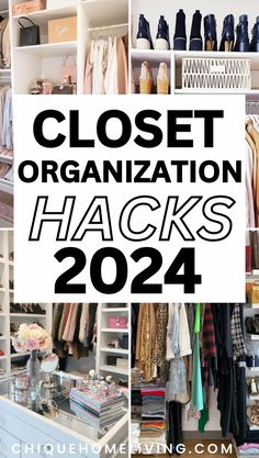 closet organization hacks for the new year