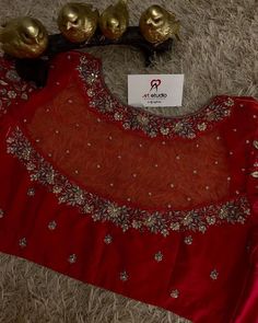 A Art Studio on Instagram: "DELIVERY IN 2DAYS ONLY AT @aartstudioofficial . . Blouse embroidery cost - ₹13,000/- Blouse fabric nd stitching cost not included . . For customising your outfits DM us/WhatsApp at 7331139660 . . #aartstudio #aariworkblouse #aari #aariembroidery #maggamworkblouse #maggamwork #maggamworks #bridalblouse #bridalblouses #bridalwear #bridalblousedesigns #designerblouses #designerblouse #bridesofaartstudio #bridesofandhrapradesh #bridesofindia #vizag #vizagdiaries #andhr Aari Work Net Blouse, Aari Work Blouse Net Model, Maggam Work On Net Blouse, Net Work Blouse Designs, Marron Blouse Aari Work, Maroon Bridal Blouse Aari Work, Maroon Colour Aari Work Blouse