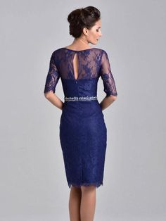 Nina Canacci M214 is a short fitted formal evening cocktail dress. featuring a sheer eyelash lace high neckline and lone 3/4 sleeves. Fitted solid lace knee length gown has eyelash lace hem. Perfect for wedding guest, Mother of the Bride/Groom, Formal & Semi formal events! Matching solid 3/4 cuff sleeve bolero jacket. Available Sizes: 6, 8, 10, 12,18 Available Colors: Grey, Black, Wine, Navy Knee Length Gown, Evening Cocktail Dress, Sleeve Bolero, Formal Cocktail Dress, Sheer Long Sleeve, Cocktail Evening Dresses, Evening Cocktail, Lace Hem, Knee Length Skirt