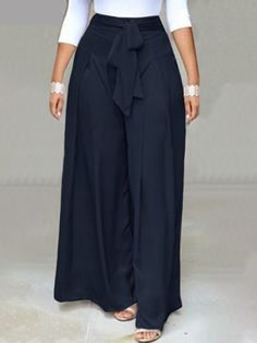 Loose Wide Leg Pants, Abaya Style, Trousers Details, Navy And Khaki, Khaki Fashion, Work Trousers, Long Trousers, Trouser Style