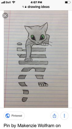 a drawing of a cat sitting on top of a stack of books with the words pin by