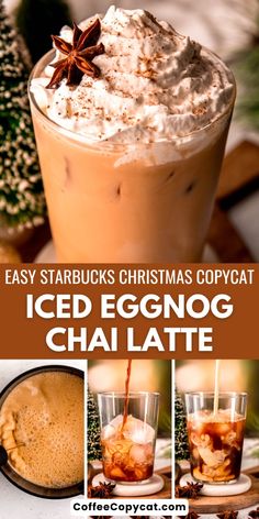 iced eggnog chai latte with cinnamon starbuck's christmas copy