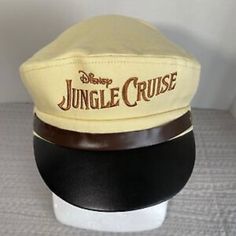 Disney Jungle Cruise Cream Hat. Brand New In Original Packaging. Disney Adjustable Baseball Cap, Adjustable Disney Baseball Cap, Disney Adjustable Cap, Adjustable Disney Cap, Jungle Cruise Costume, Disney Jungle Cruise, Monsters University Hat, Cruise Theme, Rose Gold Minnie Ears